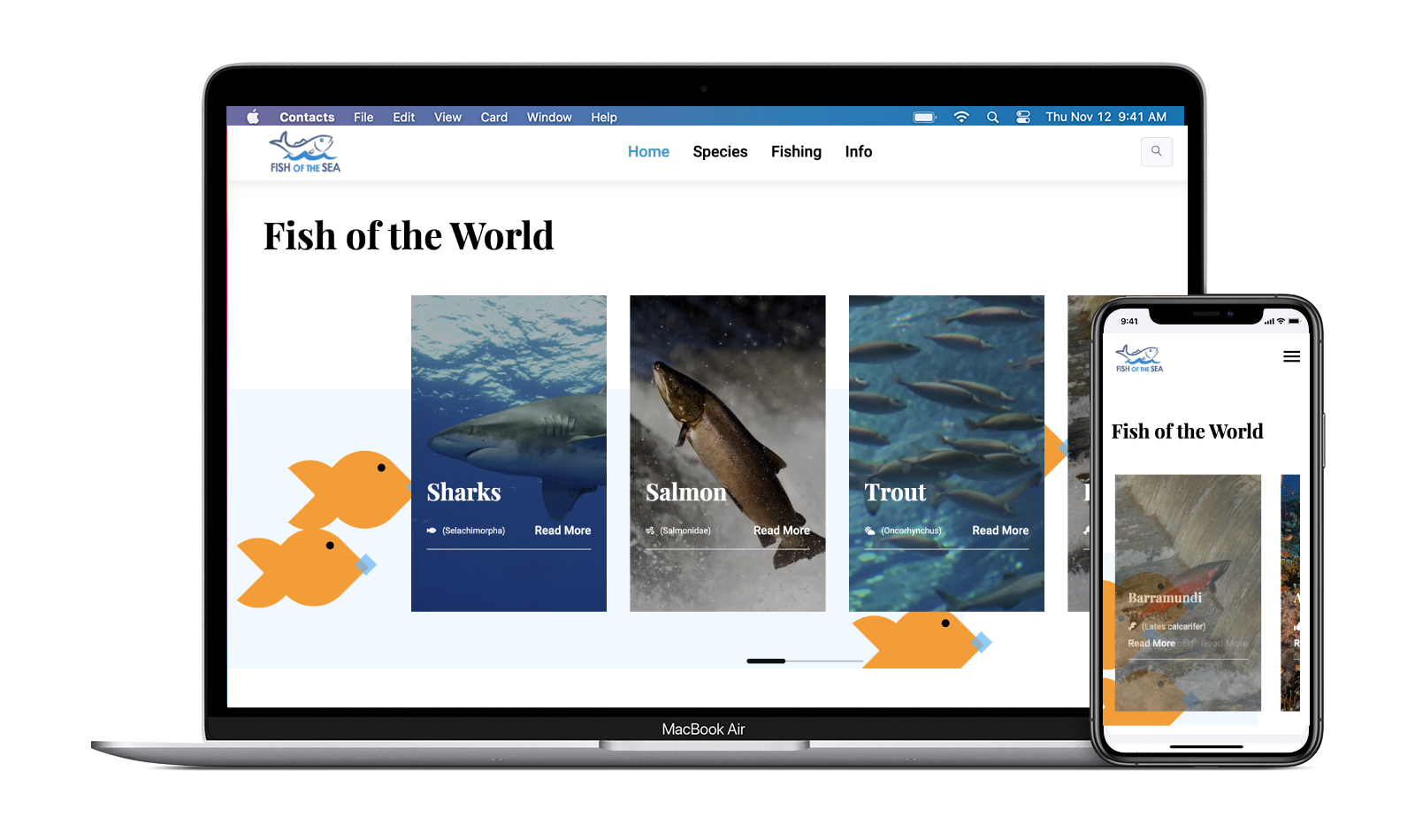 Fish of the Sea Website