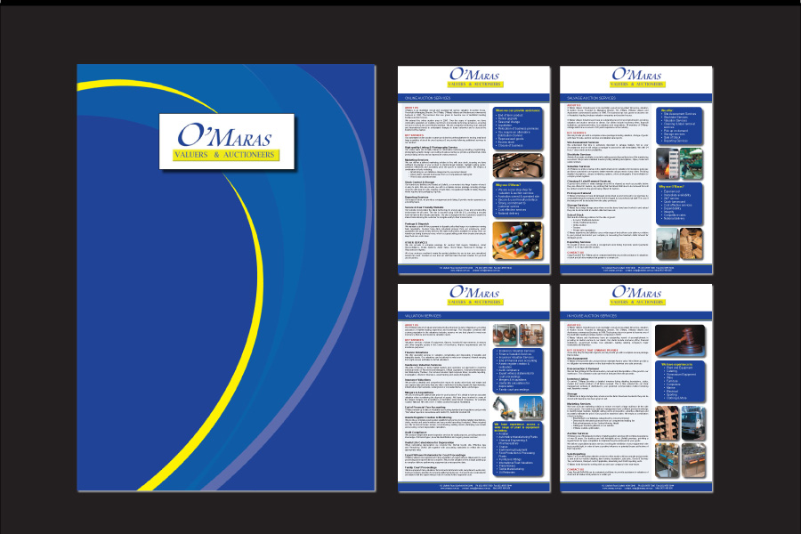 O'Maras auction house visual identity