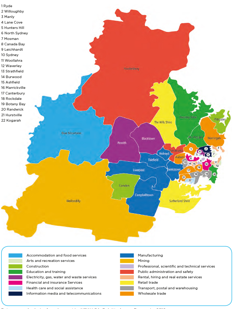 Local Government Area Industry Classifications
