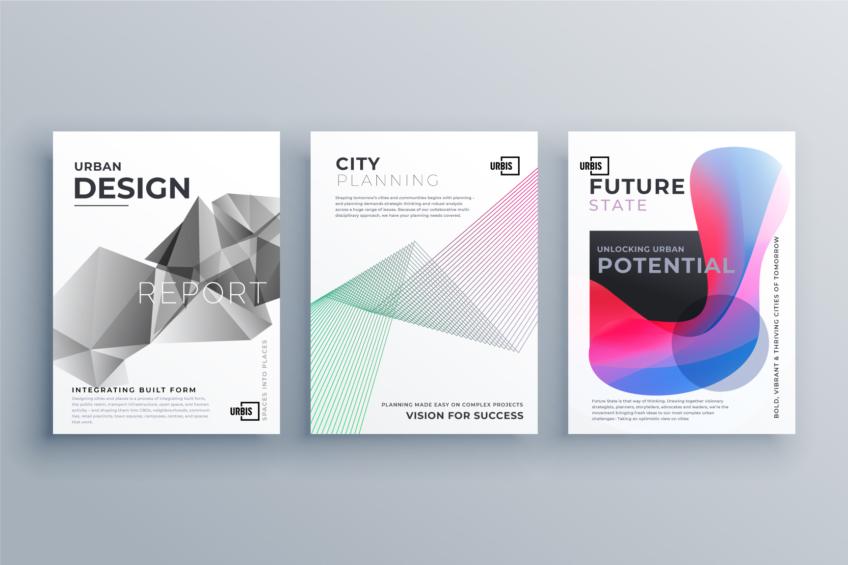 Urbis Urban Design & Future Planning Report Covers